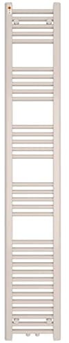 MERT Badheizkörper Heizkörper Handtuchtrockner Handtuchwärmer Chrom gerade 400 x 1800 mm