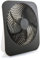 Treva 10-Inch Portable Fan, Powered by Battery and/or AC Adapter - Desk Fan Air Circulating with 2 Cooling Speeds for Personal and Travel Use (Black) (OOS)