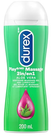 Durex Massage And Play Intensify 2 in 1 Lubricant With Aloe Vera, 6.7 Ounce