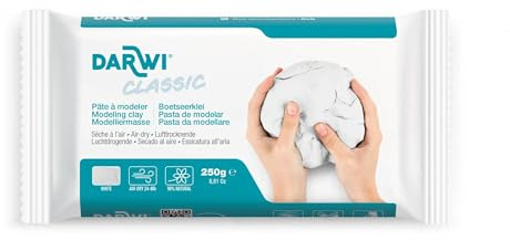 Darwi Classic wei?, 250g, Lufttrocknende Modelliermasse