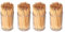 Invero® 600 x Pack of Party Bamboo Wooden Cocktail Sticks Toothpicks Tooth Picks for Desserts Parties, Office, Home, & Dental Hygiene | Eco Friendly and Odor Free
