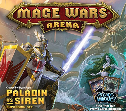 Arcane Wonders ARWWX3PS - Brettspiel Mage Wars Paladin vs. Siren Expansion