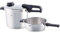 Fissler - Vitavit premium - Juego de ollas a presión (6 + 2,5 litros, 22 cm) de acero inoxidable, 2 niveles de cocción, apta para cocinas de inducción, gas, vitrocerámica y eléctricas