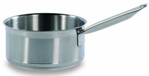 Casserole professionnelle La Brunoise sans poignée sans couvercle en inox 240 mm de diamètre, 5.4L, argenté