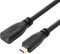 CY Câble d'extension HDMI 1.4 D type micro HDMI mâle vers micro HDMI femelle M/F 30 cm