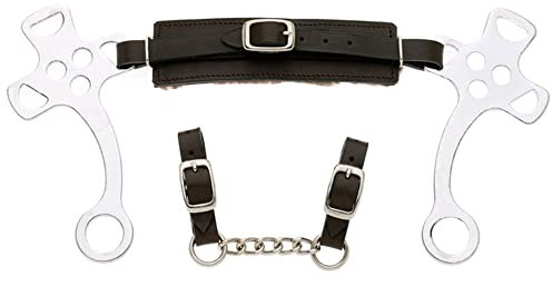 Lorina English Hackamore (EinheitsgröÃŸe) (Schwarz)