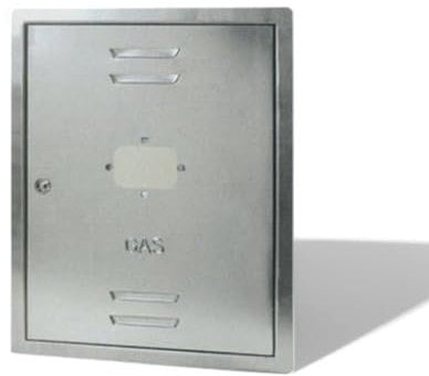 Sportello In Lamiera Zincata Per Contatori Gas H70x40 Cm 1pz
