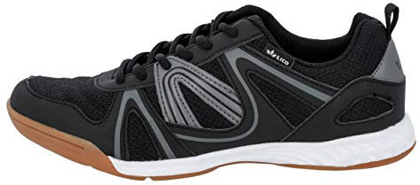 Lico Herren Fit Indoor Hallenturnschuh, Schwarz Grau, 42 EU