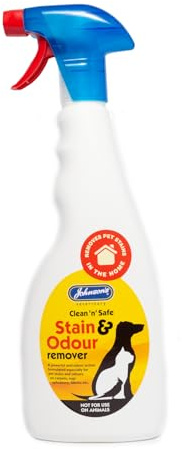 Johnson's Vet Stain & Odour Remover, 500 ml, Transparent