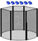 Trampolin Ersatznetz Sicherheitsnetz Trampolinersatznetz Ø 244 | 305 | 366 | 396 | 427 cm Ersatznetz Netz Ersatznetz Fangnetz (Ø 305 cm (6 Stangen))