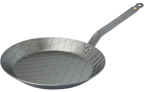 deBUYER 5616.24 Bistecchiera, Acciaio Inossidabile, Argento, 24 cm