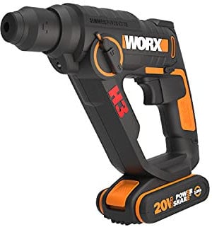 WORX WX390 18V (20V MAX) 3-in-1 H3 SDS Rotary Hammer Drill