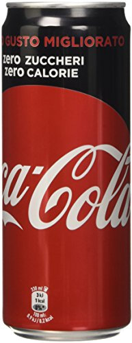 Coca Cola Zero - Bevanda Analcolica Senza Calorie, 330 ml [confezione da 24]