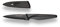Echtwerk Edelstahl Schälmesser, Gemüsemesser, Obstmesser, hohe Schneidfestigkeit, Klingenschutz, ergonomischer Griff, BlackSteel, Klingenlänge 9 cm, Schwarz