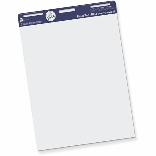 Pacon Staffelei-Block, perforiert, unliniert, 68,6 x 86,4 cm, 50 Blatt, weiß (PAC3385)