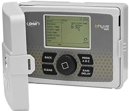 Orbit 57946 B-hyve Smart Indoor/Outdoor 6-Station WiFi Sprinkler System Controller