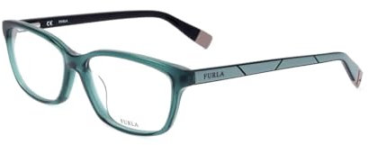 Furla VU4877 0874 SHINY DARK-BLUE GREEN 54/16/140 Damen Brillen