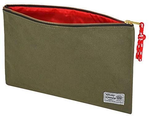 Rough Enough Leinwand Dokumententasche Dokument Aktenordner Taschen Ordner Bag Speichertasche Werkzeugbeutel Aufbewahrungstasche Multicase Datei Inhaber für Büro Schule Studenten Damen Herren