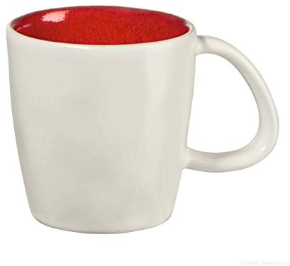 Espresso Cup Red White