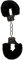 EasyToys Fetish Collection - Schwarzer Plüsch Handschellen - 28 cm langer Handfesseln - One Size - Handschellen für Sex