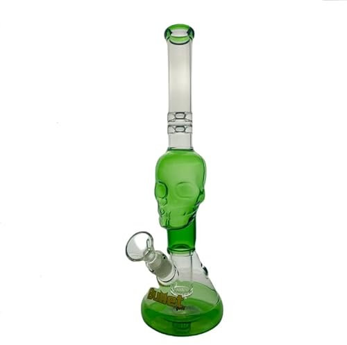 Schabanag Heavy Biker Glas Perkolator Bong, ca 40 cm hoch mit Ice (0014)