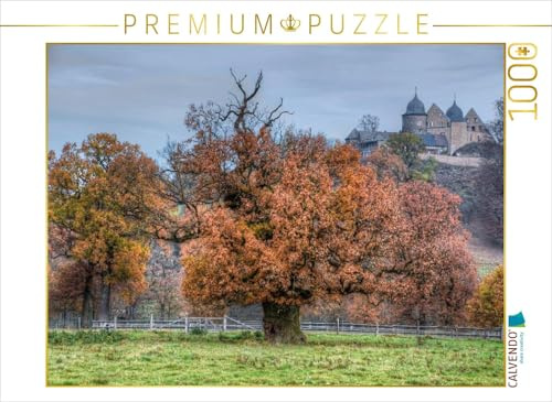 CALVENDO Puzzle Alte Eiche im Tierpark Sababurg | 1000 Teile Lege-Größe 64 x 48 cm Foto-Puzzle für glückliche Stunden