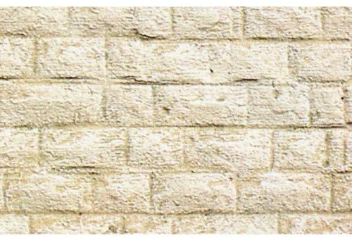Heki 72292 Sandsteinwand 0/1 / H0, 40 x 20 cm, 2 Stück, Größe 40 x 20 cm, Mehrfarbig