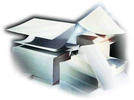 Papyrus EDV-Papier 12 Zoll x 240 mm 60g/qm blanko weiß VE=2000 Blatt