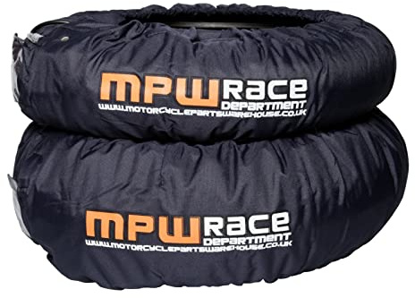 MPW Race Dept Analog Pro Tyre Warmers Superbikes 120 Front/180-190 Rear - Grey