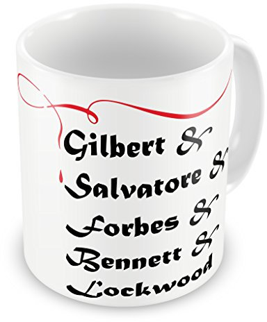 iMage Tazza Mug Vampire Nomi dei Vampiri Bianca