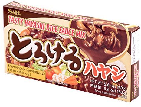 S and B Tasty Hayashi Rice Sauce Mix 160 g