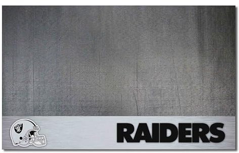 FANMATS 12196 NFL Oakland Raiders Grillmatte, klein, schwarz, 66 x 106,7 cm