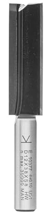 ENT 10377 Nutfräser HW, Schaft (S) 8 mm, Durchmesser (D) 12 mm, NL 38 mm, SL 32 mm, GL 70 mm