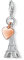Thomas Sabo Damen Charm-Anhänger Eiffelturm Paris Herz Charm Club 925 Sterling Silber 0904-415-12