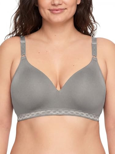 Warner's womens Cloud 9 Wire-free Contour bras, Graphite Grey, 34B US