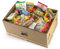 Bull & Bear Geschenk Box Mini-Palette Naschkiste 21,5x16,5x9cm, Süßigkeiten Mischung mit Hanuta, Brause Pulver, Fruchtgummi und Schokoriegeln