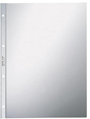 Leitz 4734-00-00 Prospekthüllen dokumentenecht A4/80my glasklar Inh.100