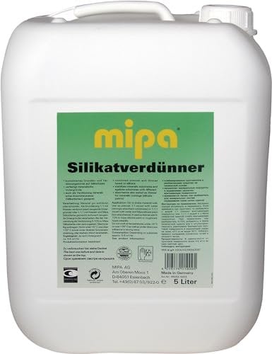 MIPA Silikatverdünner Verdünnung Silikatfarbe Zusatz weiß-transparent, 5 Liter