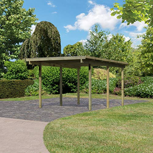 Karibu Einzelcarport ECO 1 Variante B kdi