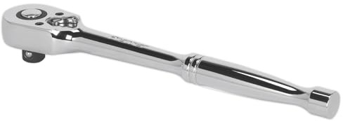 Sealey Ak661 Ratchet Wrench 3/8Sq Drive Pear-Head Flip Reverse