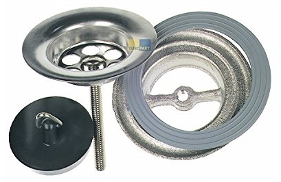 Waschtischventil 1 1/4'' x 60mmØ Sieb Verschluss Stopfen Ventil Universal Chrom
