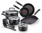 T-fal Signature Antihaft-Kochgeschirr-Set, 12-teilig, ofenfest, 350 °C, Töpfe und Pfannen, Küchen-Kochset mit Bratpfannen, Töpfen, Sautepfanne, Dutch Oven, Grill, Küche, Zuhause, spülmaschinenfest,