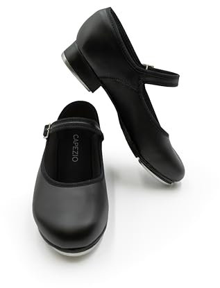 Capezio Jungen Mädchen Mary Jane Kind, schwarzer Lack, 30 EU