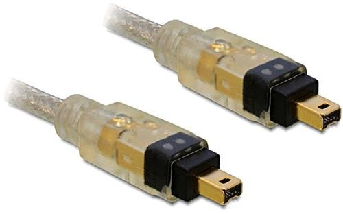 DeLOCK FireWire A/A, 1.0m Grau 1 m