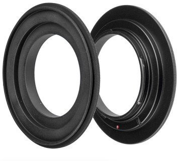 ayex Retroadapter Passend für Nikon 52mm Reversering Makroadapter zum umgekehrten Anschrauben eines Objektivs Umkehrring