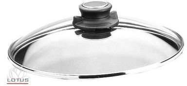 Lotus Sicherheits-Glasdeckel Ø 24 cm für alle gängigen Pfannen, Töpfe, Bräter!