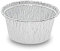 1-PACK ALU Grill-, Back- und Servierschale rund, 110 ml, 80x34mm / Hervorragend zum Grillen, Backen und Servieren!, 100 Stück
