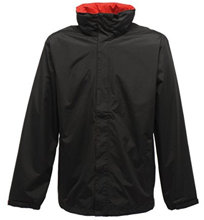 Regatta Mens Standout Ardmore Jacket (Waterproof & Windproof) (L) (Black/Classic Red)