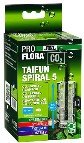 JBL CO2-Diffuser für Aquarium - CO2-Hochdiffusionsreaktor mit 5 Modulen - Aquariumgebrauch - CO2-Diffuser