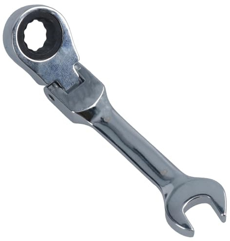 AB Tools 9mm Stubby Flexi Ratchet Combination Spanner Metric Wrench 72 Teeth SPN14